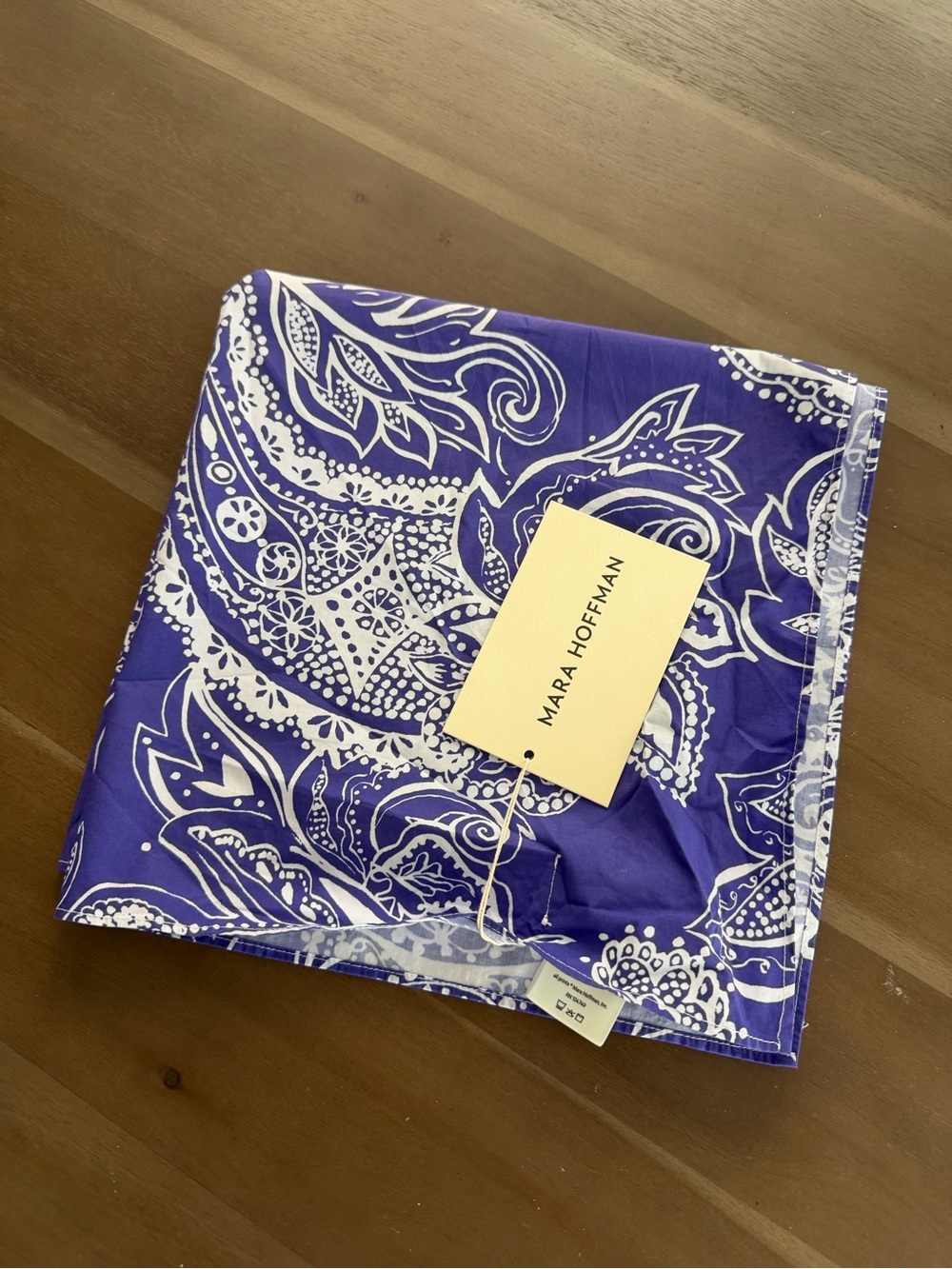 NWT Mara Hoffman Handkerchief Bandana Organic Cotton OS